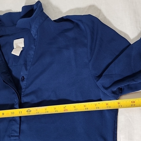 CHICOS long sleeve top size 1P - Picture 7 of 8